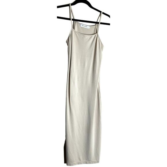 Rivir Slip Dress Women Small Spaghetti Strap Midi Summer Lightweight Minimalist - Picture 1 of 7